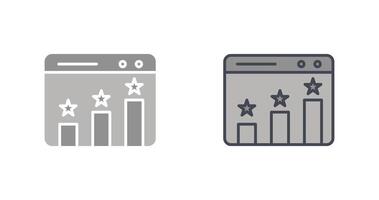 Website Ranking Icon Design vector