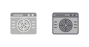 Target Icon Design vector