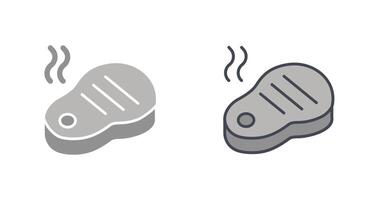 Steak Icon Design vector