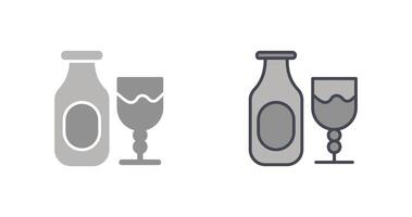 vino icono diseño vector