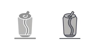 Soda Can Icon Design vector