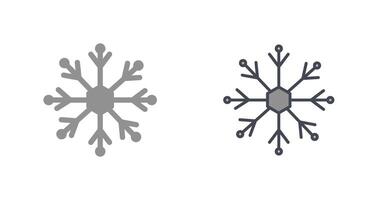 diseño de icono de copo de nieve vector