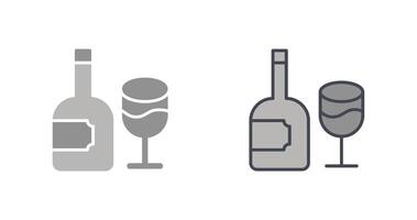 vino icono diseño vector