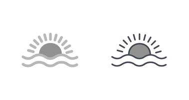 Sunrise Icon Design vector