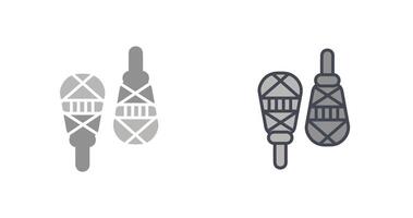 Snowshoes Icon Design vector