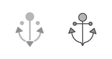 Anchor Icon Design vector