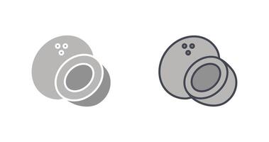 Coconut Icon Design vector