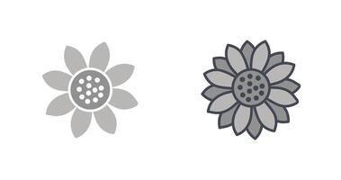 Sunflower Icon Design vector