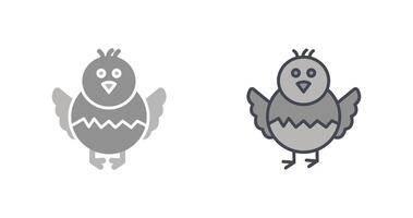 polluelo icono diseño vector