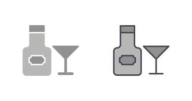 vino icono diseño vector