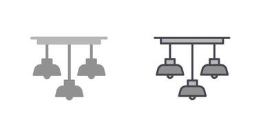 Overhead Light Icon Design vector
