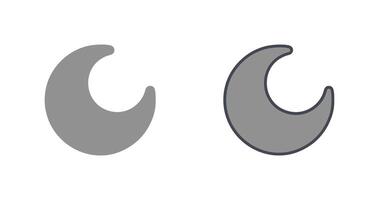 Moon Icon Design vector