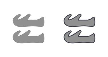 Arabic Shoes Icon Design vector