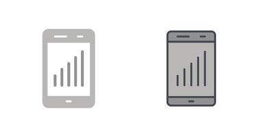 Cell Signal Icon Design vector