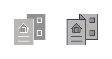 Brochure Icon Design vector