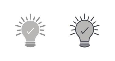 Bulb Icon Design vector