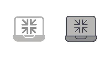 Minimize Icon Design vector