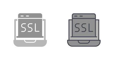 SSL Icon Design vector