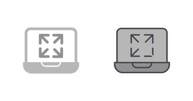 Maximize Icon Design vector