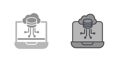 Data Storage Icon Design vector