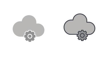 Cloud Computing Icon Design vector