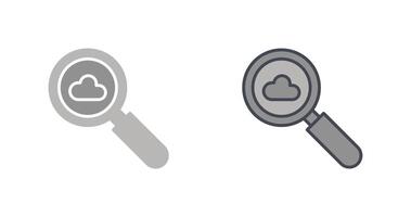 Magnifying Glass Icon Design vector