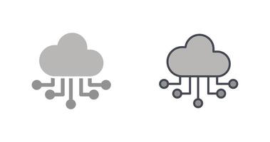 Cloud Computing Icon Design vector
