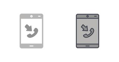 Incoming Call Icon Design vector