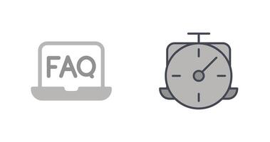 FAQ Icon Design vector