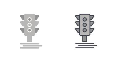 Traffic Signal Icon Design vector