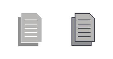 Document Icon Design vector