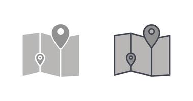 Map Icon Design vector