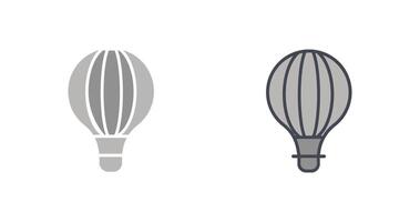 Hot Air Balloon Icon Design vector