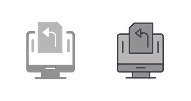 Left Icon Design vector