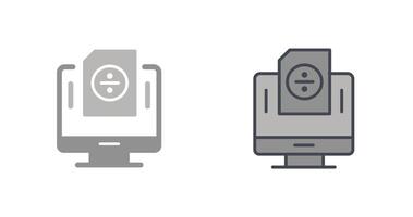 Divide Icon Design vector