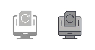 Rotate Icon Design vector