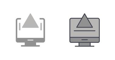 Triangle Icon Design vector