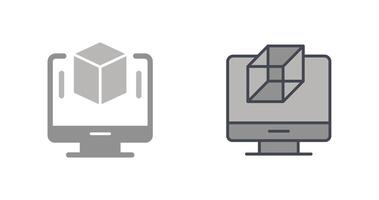 diseño de icono de cubo vector