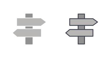 Signpost Icon Design vector