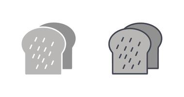 Toast Icon Design vector