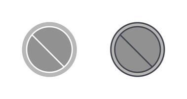Prohibited Icon Design vector