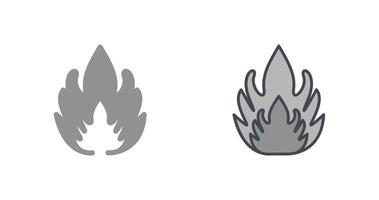 Flammable Material Icon Design vector