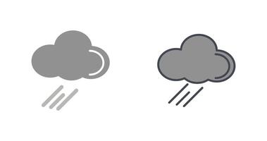 diseño de icono de lluvia vector