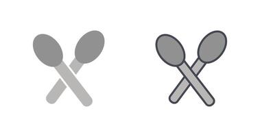 Spoons Icon Design vector