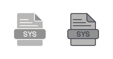 SYS Icon Design vector