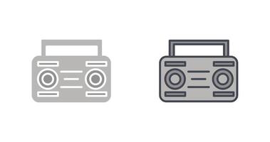 Cassette Player Icon Design vector