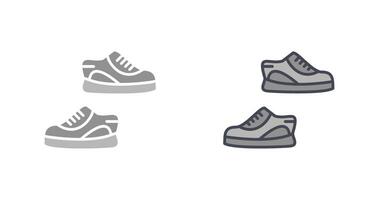 zapatillas icono diseño vector