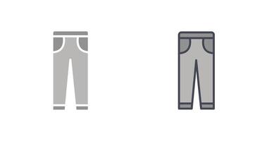 Trousers Icon Design vector