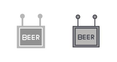 Beer Sign Icon Design vector