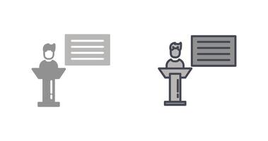 Seminar Icon Design vector